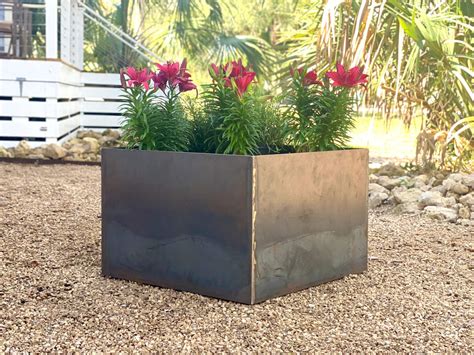 steel planter boxes seattle|corten steel planter boxes.